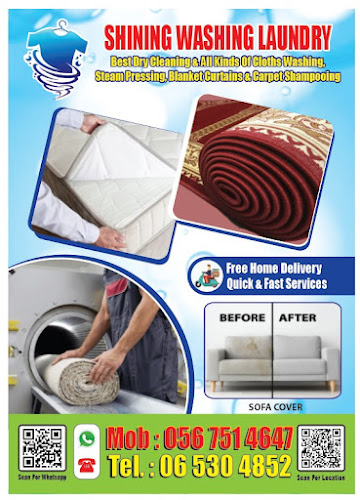 SHINING WASHING LAUNDRY- مغسلة الغسيل اللامع in Hay Al Qasimiah